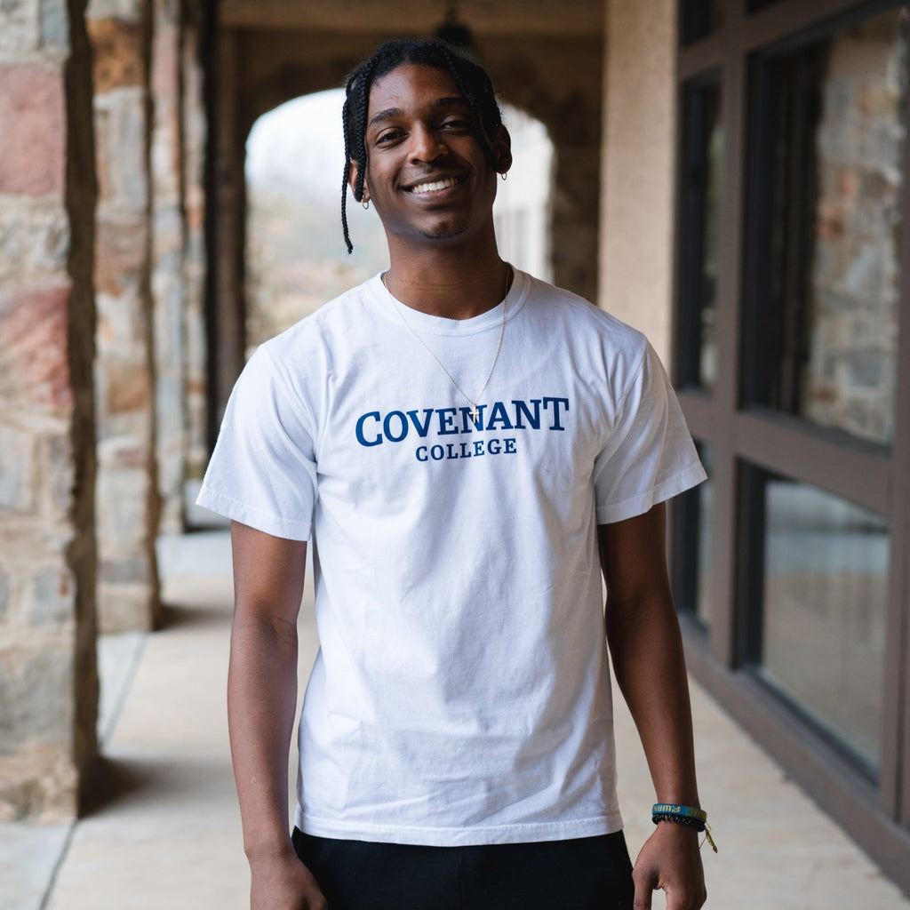 Comfort Colors white T-Shirt – Covenant College Bookstore